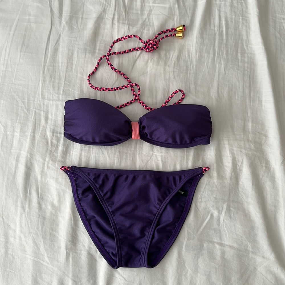 Moussy swimsuit bikini halter neck beach swimming surfing vacation